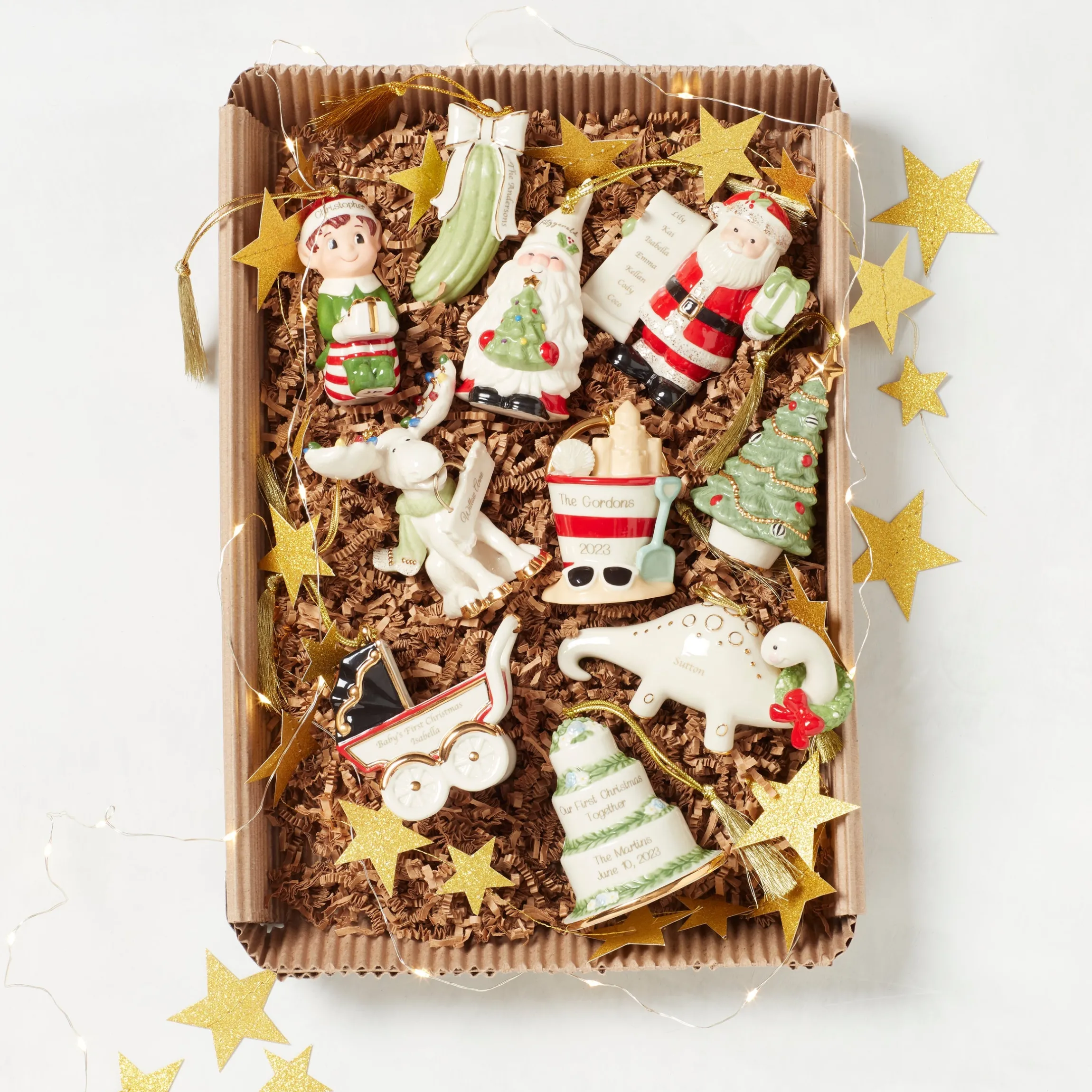 Personalized Naughty & Nice Ornament