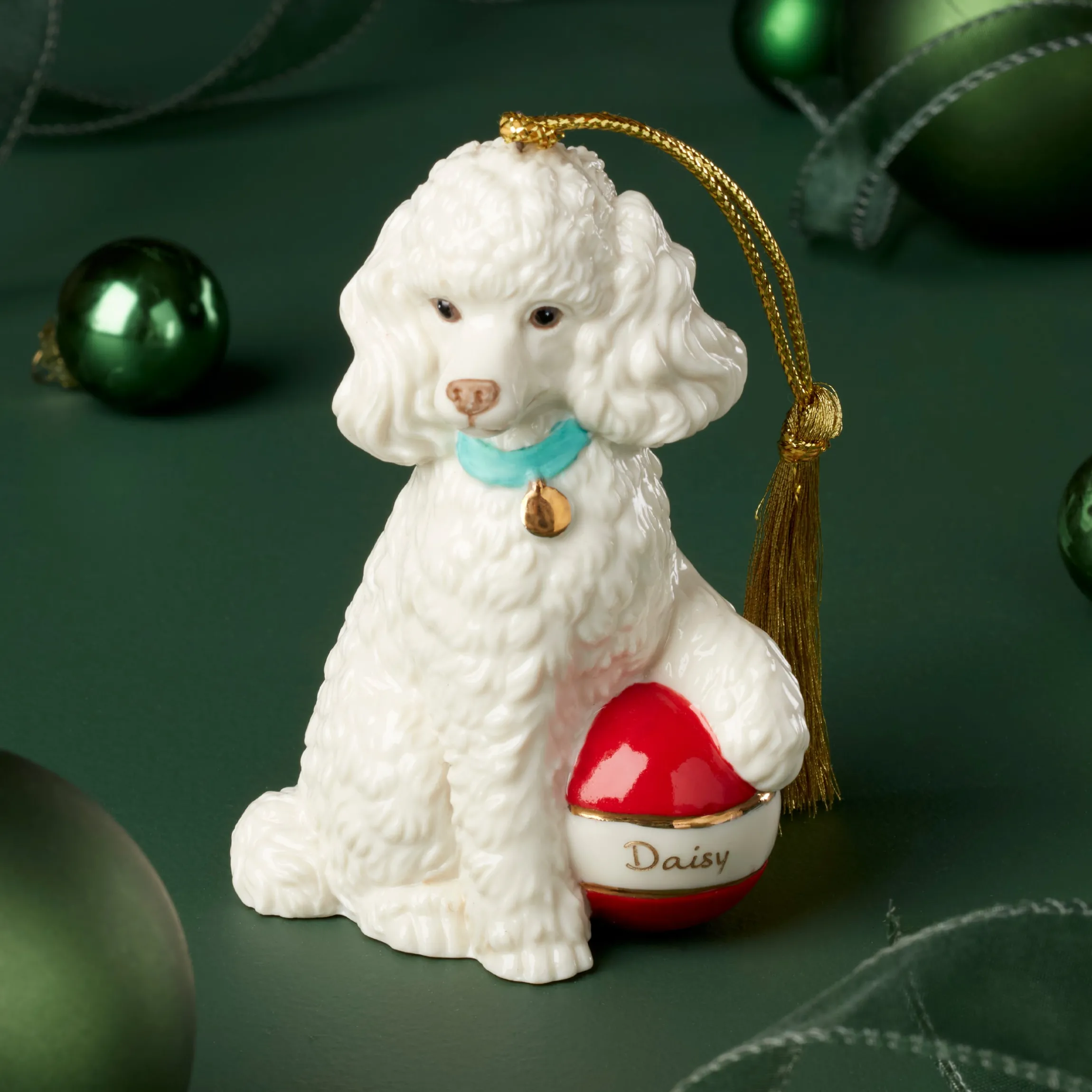 Personalized Poodle Ornament