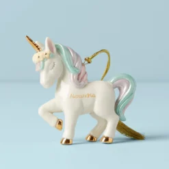 Personalized Prancing Unicorn Ornament