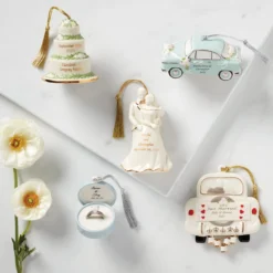 Personalized 1st Christmas Cake Ornament
