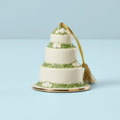 Personalized 1st Christmas Cake Ornament