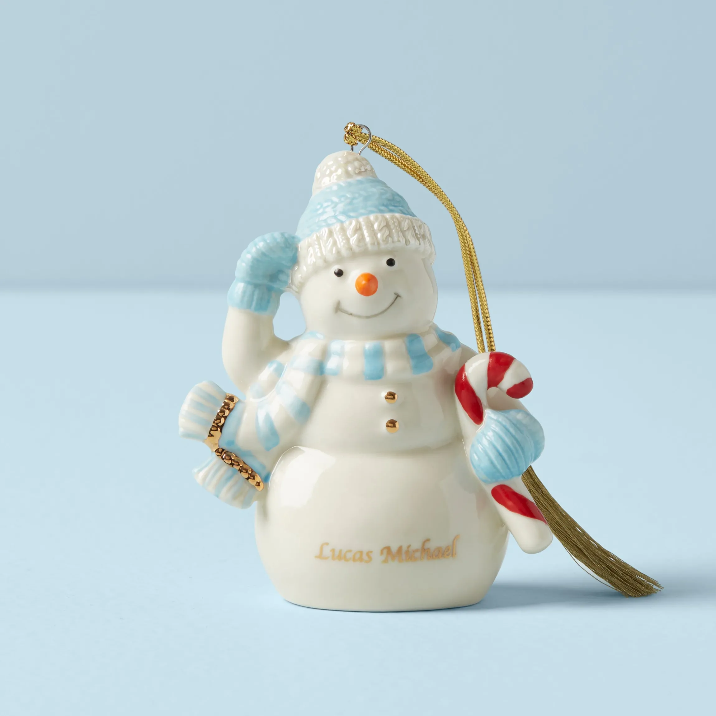 Personalized Winter Snowman Ornament