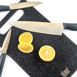10-Piece Cutlery Set in Grey and Champagne