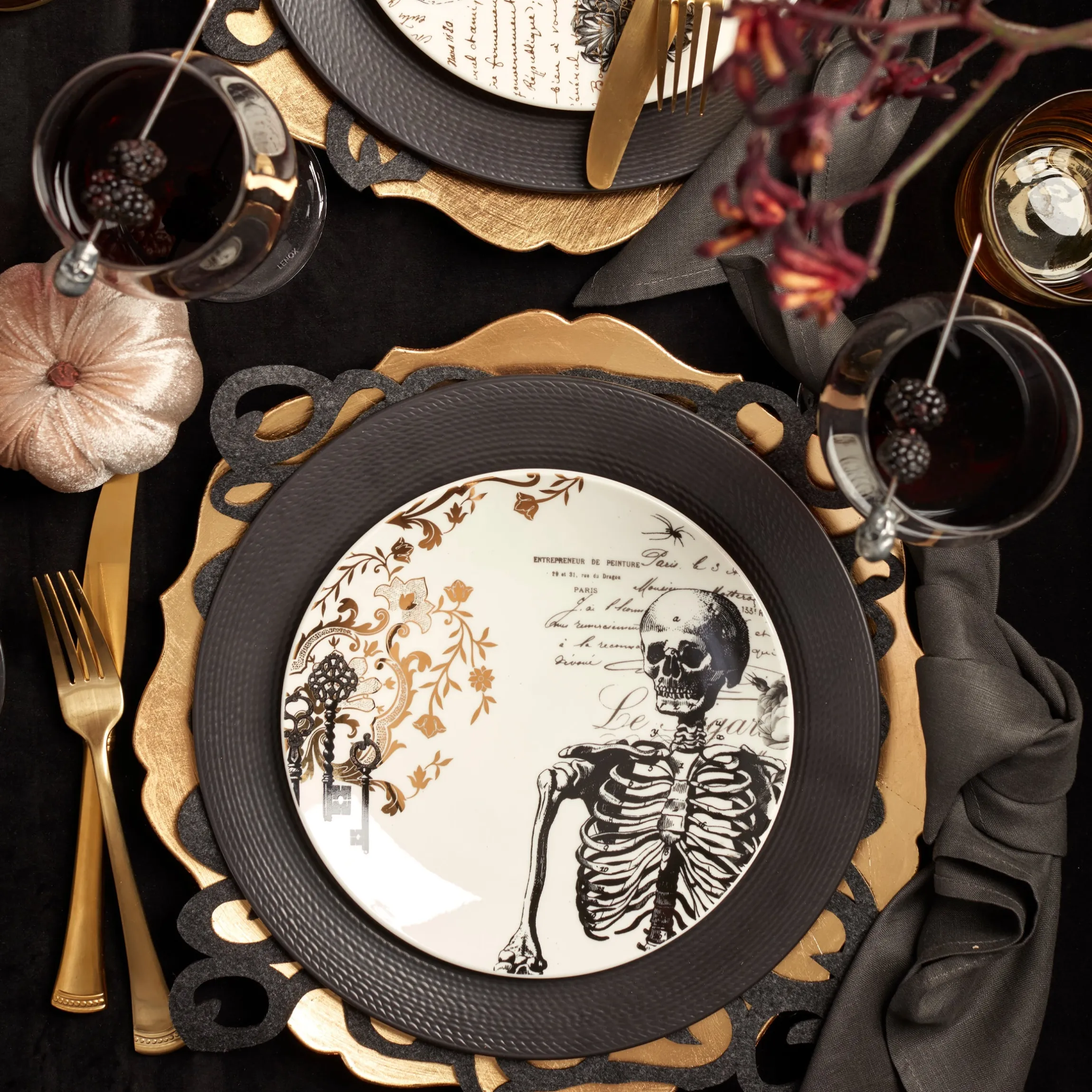 Portola Gold Satin 20-Piece Flatware Set