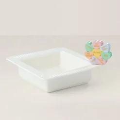 Profile Poppers Square Bowl & Heart Candy Set