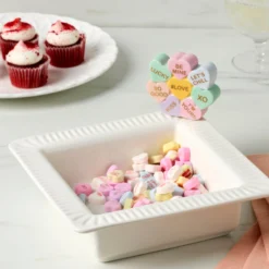 Profile Poppers Square Bowl & Heart Candy Set