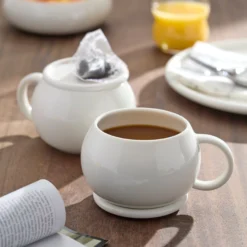 Quirk Mugs with Coaster, Set of 4