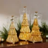 Radiant Light Lit Angel Figurines 3-Piece Set