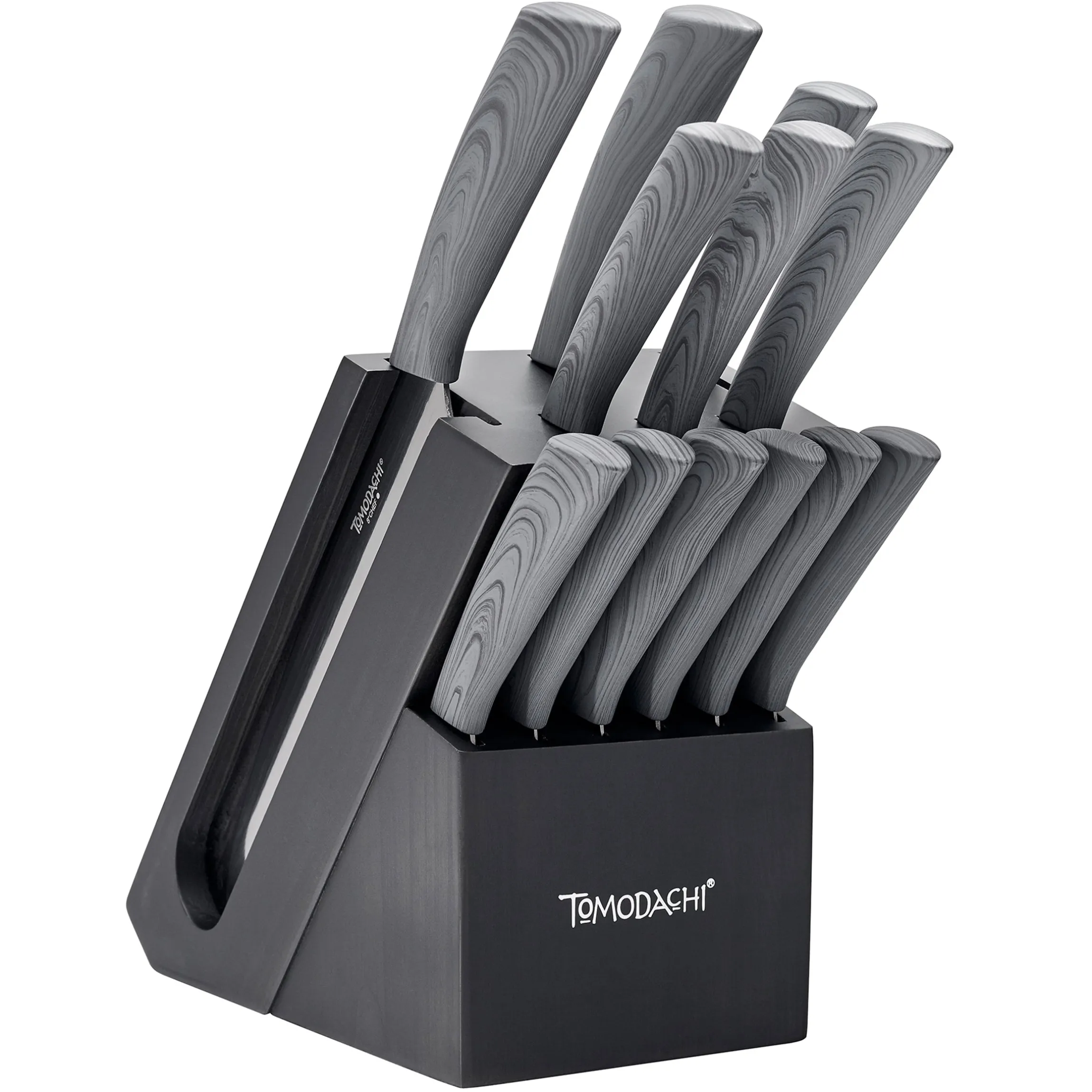 Raintree Ash 13-Piece Cutlery Block Set