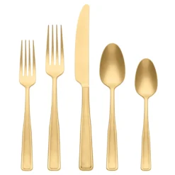 Reid Champagne Vintage 20-Piece Flatware Set