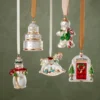 2026 Retro Blown Glass Baby's 1st Rocking Horse Ornament