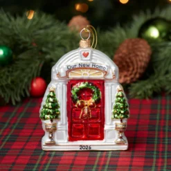 2026 Retro Blown Glass New Home Ornament