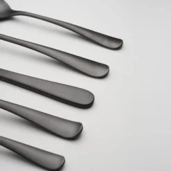 Rhiannon Black Satin 20-Piece Flatware Set