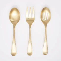 Rhiannon Champagne Satin 3-Piece Hostess Set