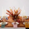 Ridge White 12-Piece Dinnerware Set
