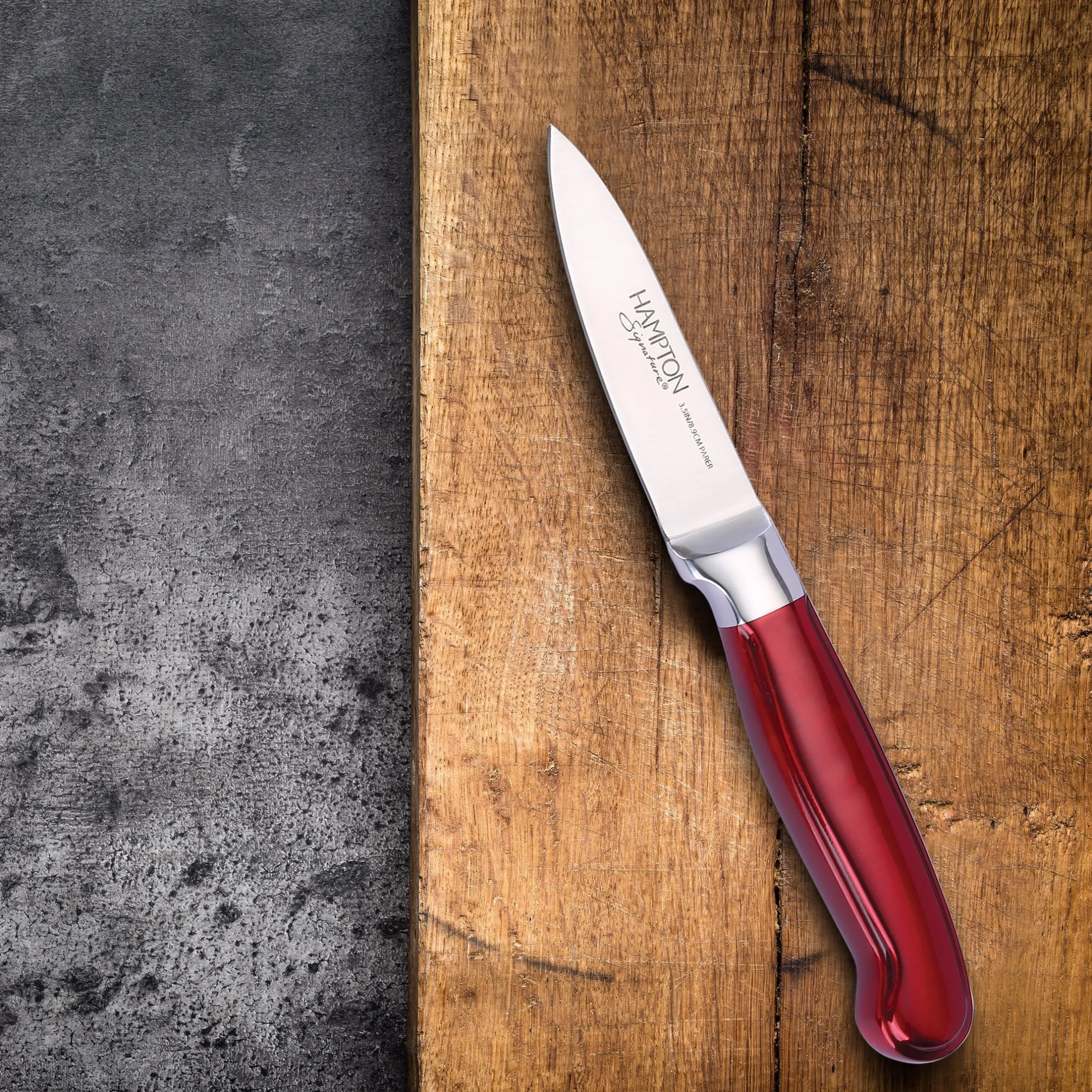 Rorik Red 3.5" Paring Knife with Blade Guard