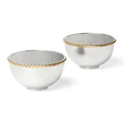 Roseland Nut Bowls, Set of 2
