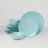 Roseto French Blue 12-Piece Dinnerware Set