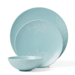 Roseto French Blue 12-Piece Dinnerware Set
