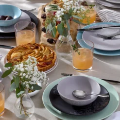 Roseto Pumice 12-Piece Dinnerware Set