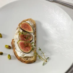 Roseto White 12-Piece Dinnerware Set