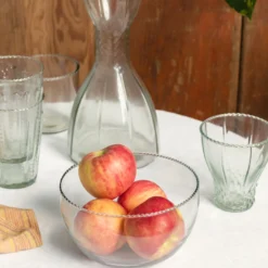 Ruffle Bell Glass Carafe