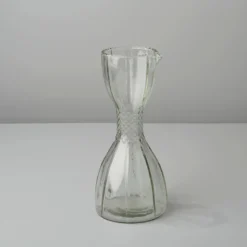 Ruffle Bell Glass Carafe