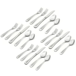 Satin Sand Dune 20-Piece Flatware Set