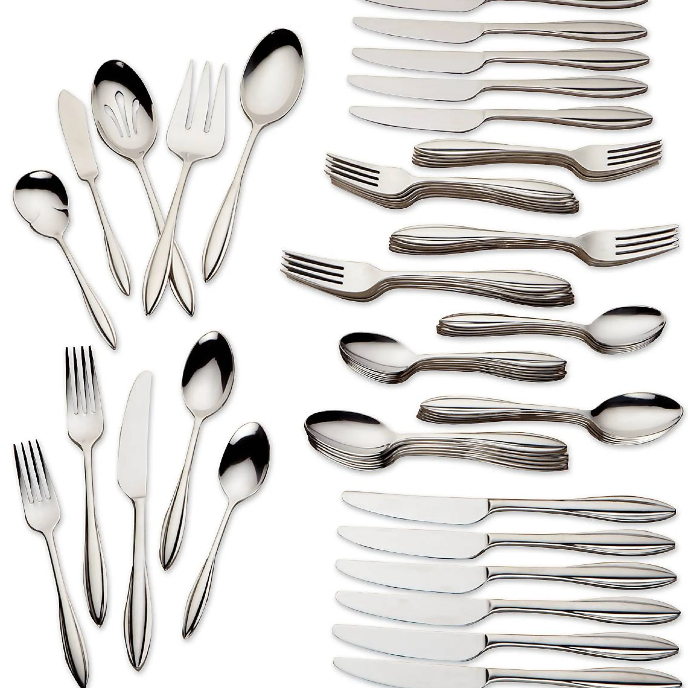 Sculpt 65-Piece Flatware Set