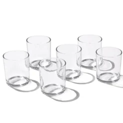 24 Seven Clear Medium Tumblers, Set of 6