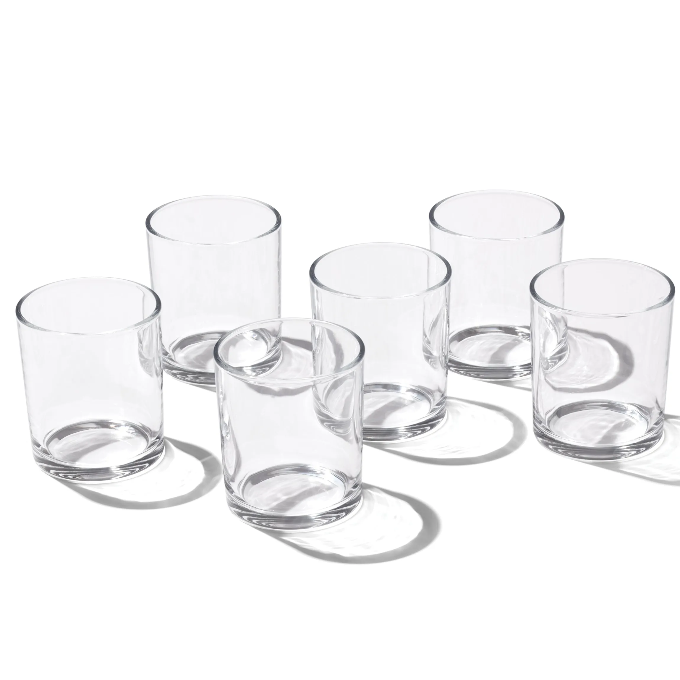 24 Seven Clear Medium Tumblers, Set of 6