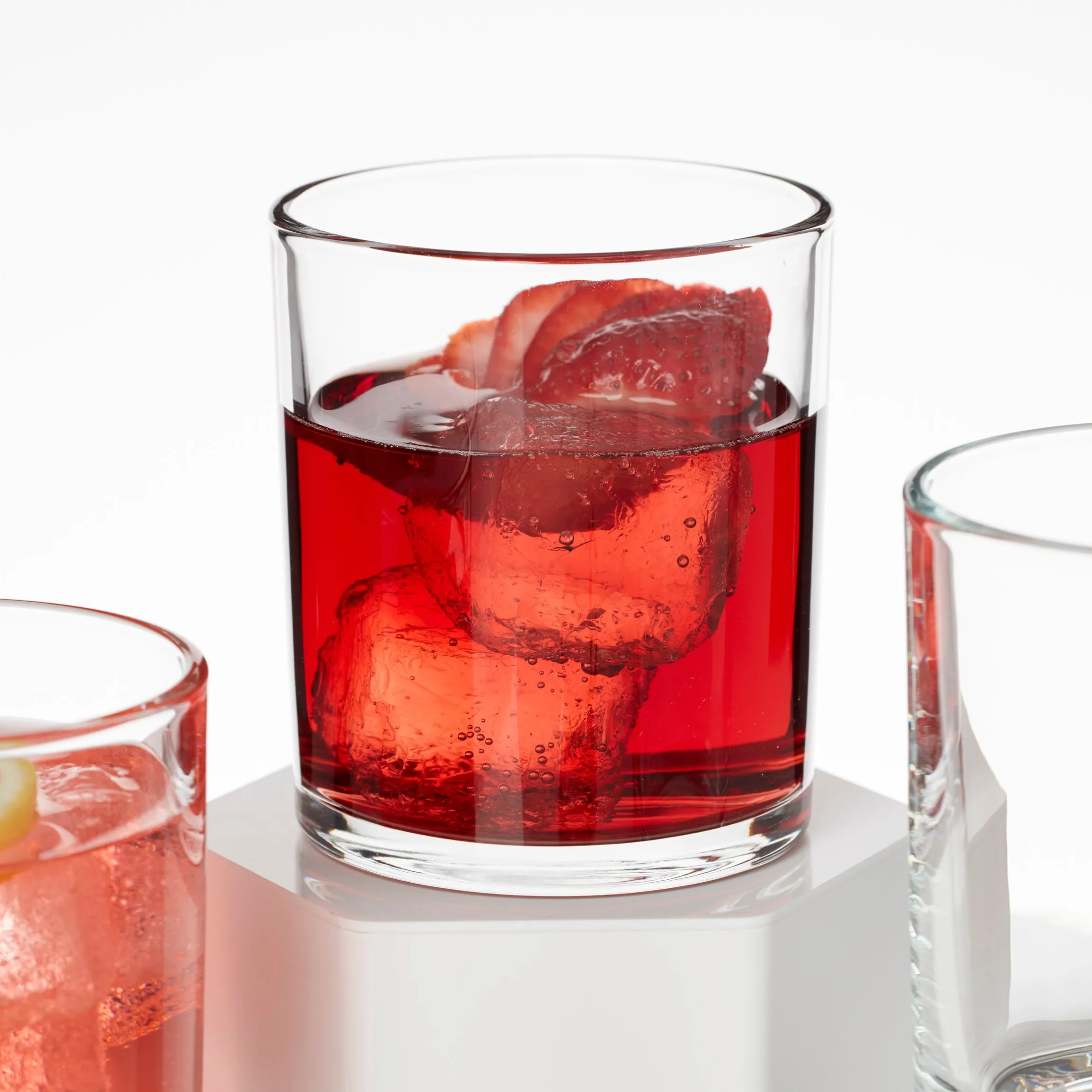 24 Seven Clear Medium Tumblers, Set of 6