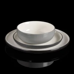 24 Seven Colors Pumice 12-Piece Dinnerware Set
