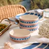 24 Seven Melamine Aweigh We Go 18-Piece Dinnerware Set