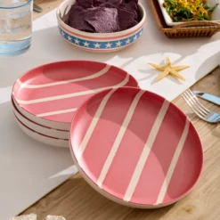 24 Seven Melamine Aweigh We Go 24-Piece Dinnerware Set