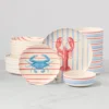 24 Seven Melamine Wharfside 24-Piece Dinnerware Set