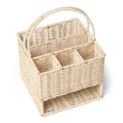 24 Seven Real Rattan Caddy