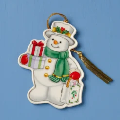 Shopping Snowman Ornament