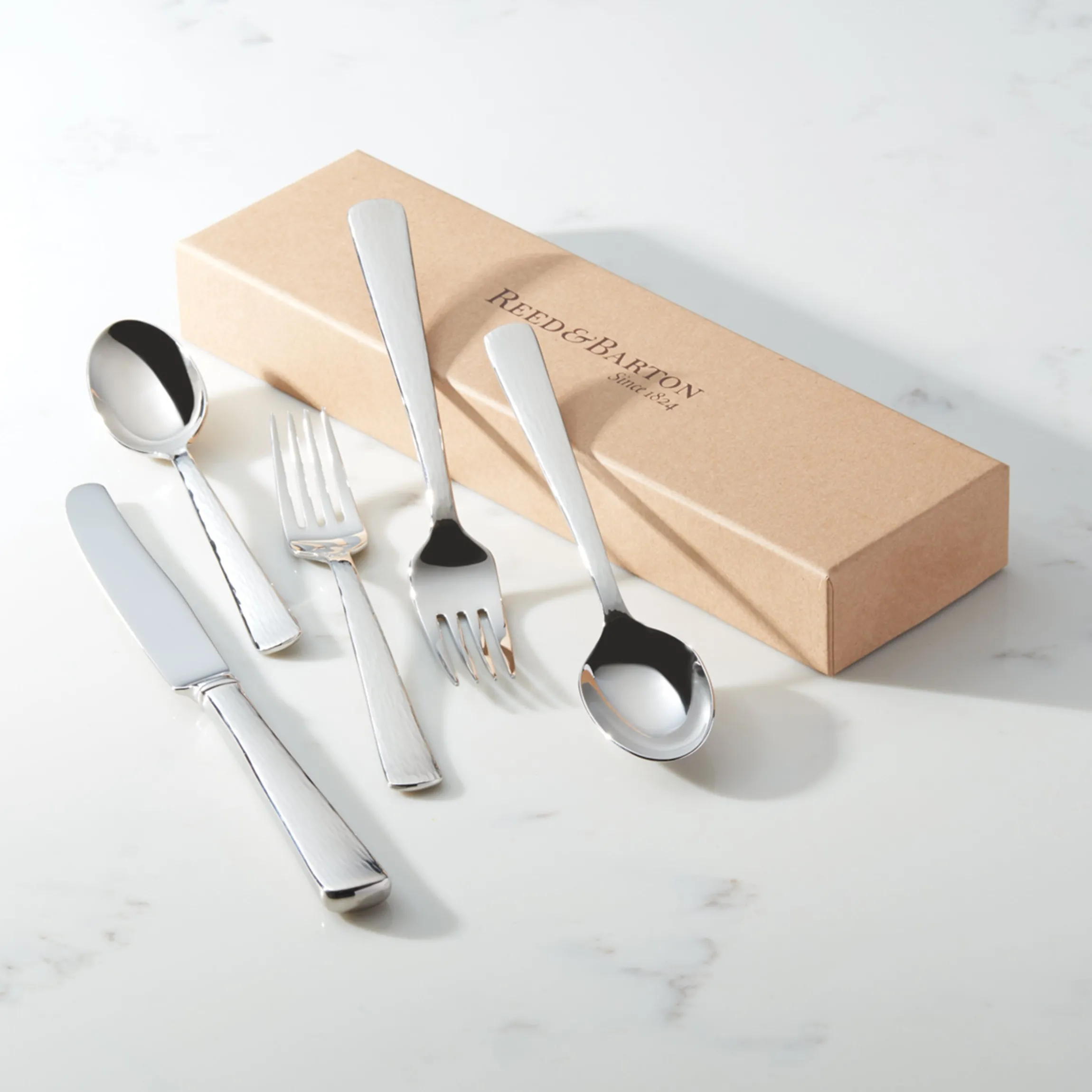 Silver Echo 5-Piece Place Setting