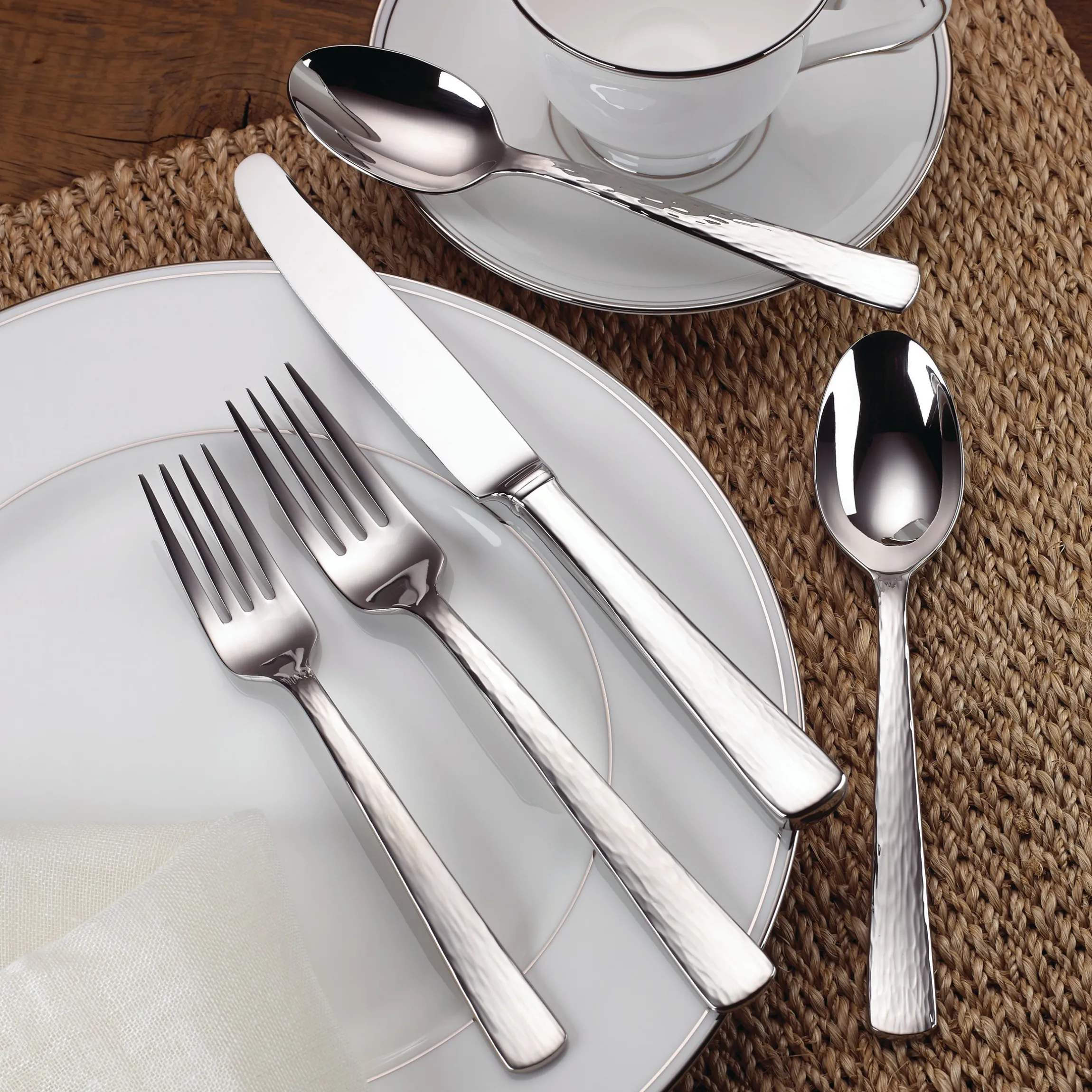 Silver Echo 5-Piece Place Setting
