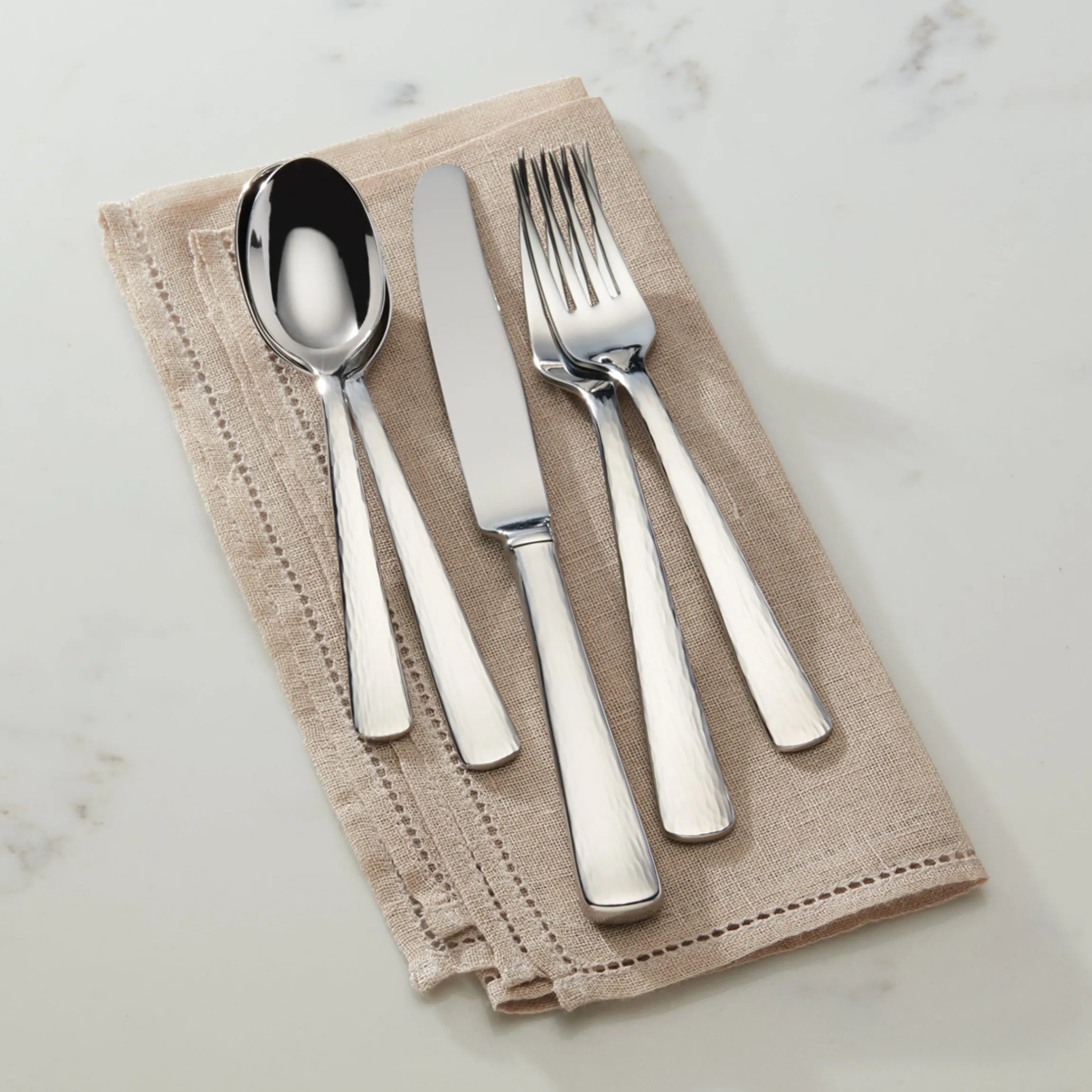 Silver Echo 5-Piece Place Setting