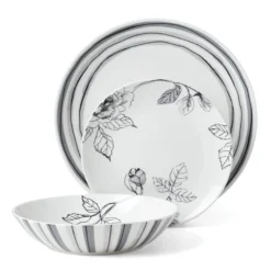Sketchbook 12-Piece Dinnerware Set