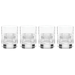 Sloane Crystal Double Old-Fashioned Glasses, Set of 4