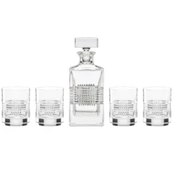 Sloane Crystsal 5-Piece Whiskey Set