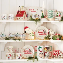 Snoopy Christmas All-Purpose Bowls, Set of 4