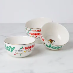 Snoopy Christmas All-Purpose Bowls, Set of 4