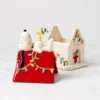 Snoopy Christmas Covered Candy Dish