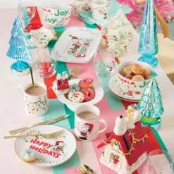 Snoopy Christmas Covered Candy Dish