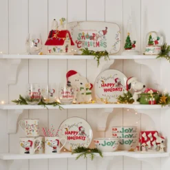 Snoopy Christmas 12-Piece Dessert Set