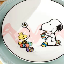 Snoopy Easter Accent Plates, Set of 4